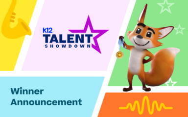 لافتة عرض المواهب K12
